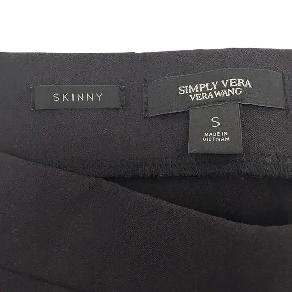 SIMPLY VERA VERA WANG Skinny Black Dress Pants | S - Picture 5 of 7